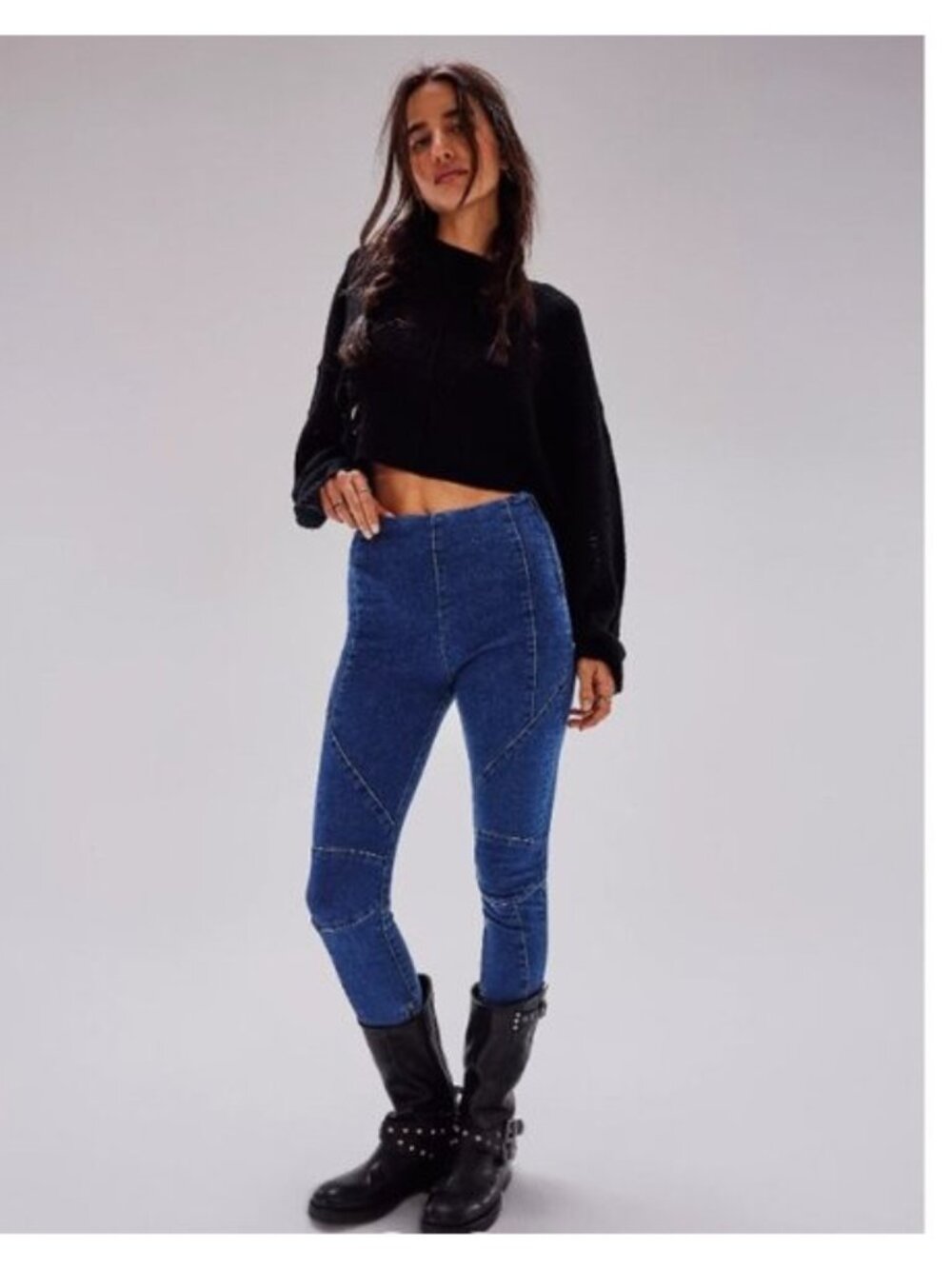 We The Free Bella Moto High-Rise Skinny Jeans - 25